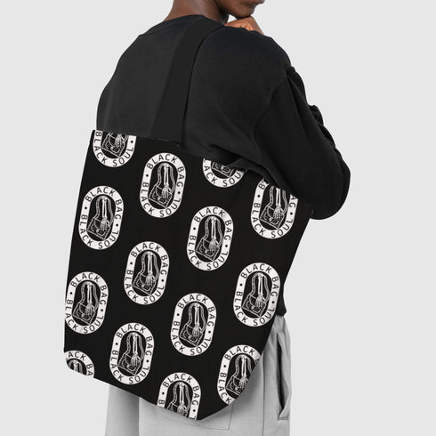 Black Soul Goth Tote Bag